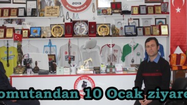 Komutandan 10 Ocak ziyareti.