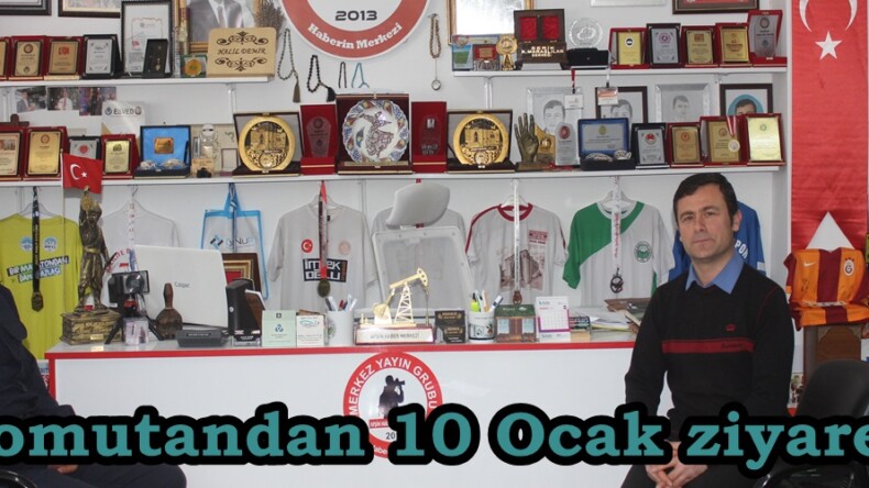Komutandan 10 Ocak ziyareti.