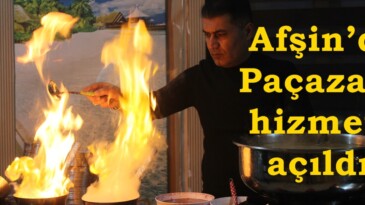 Afşin’de Paçazade hizmete açıldı.