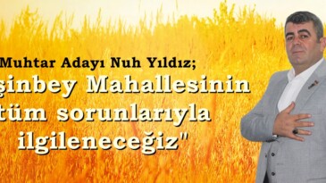 Muhtar Adayı Yıldız;”Afşinbey Mahallesinin  tüm sorunlarıyla  ilgileneceğiz”