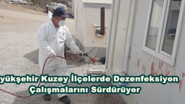 Büyükşehir Kuzey İlçelerde Dezenfeksiyon Çalışmalarını Sürdürüyor.