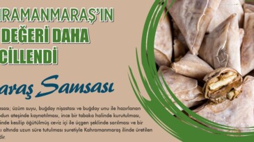 Maraş Samsası’nın Coğrafi İşaret Tescili Alındı.