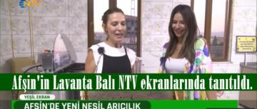 Afşin’in Lavanta Balı NTV ekranlarında tanıtıldı.