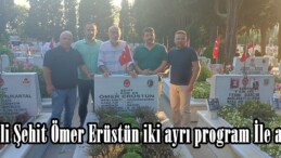 Afşinli Şehit Ömer Erüstün iki ayrı program İle anıldı.