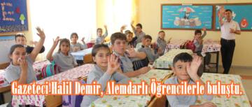 Gazeteci Halil Demir, Alemdarlı Öğrencilerle buluştu.