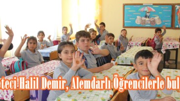 Gazeteci Halil Demir, Alemdarlı Öğrencilerle buluştu.