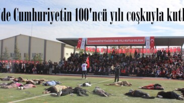 Afşin’de Cumhuriyetin 100’ncü yılı coşkuyla kutlandı.