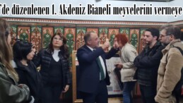 Afşin’de düzenlenen 1. Akdeniz Bianeli meyvelerini vermeye başladı.