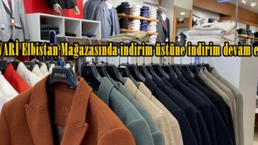 SÜVARİ Elbistan Mağazasında indirim üstüne indirim devam ediyor.