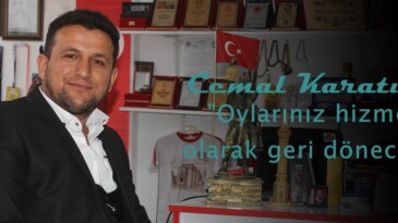 Cemal Karatut, “Oylarınız hizmet olarak geri dönecek”