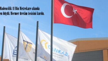 TME Madencilik 11 Bin Metrekare alanda Bölgenin en büyük Mermer üretim tesisini kurdu.