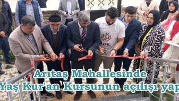 Arıtaş Mahallesinde 4-6 Yaş Kur’an Kursunun açılışı yapıldı.