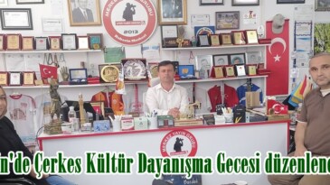 Afşin’de Çerkes Kültür Dayanışma Gecesi düzenlenecek.