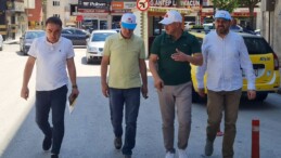 Sahada Büyükşehir ile Afşin Belediyesi el ele çalışıyor.