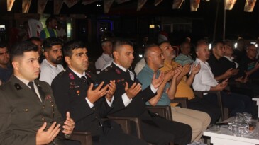 Afşin’de Demokrasi ve Milli Birlik Günü etkinliği düzenlendi.