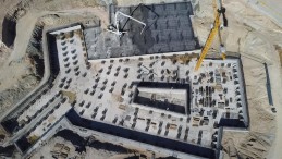 Afşin Devlet Hastanesi İnşaatı sürüyor.