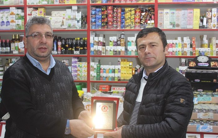 Afşinli İşadamı Yılmaz Tan’a Kitap Fuarı teşekkürü.