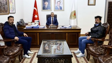 Afşinli İşadamlarından Vali Mükerrem Ünlüer’e ziyaret.