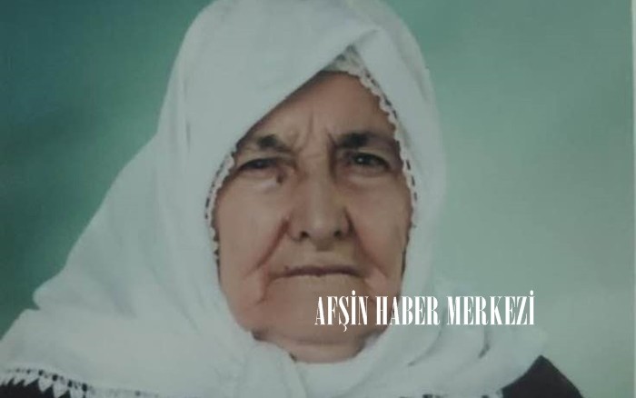 Afşinli Kore Gazisinin eşi vefat etti.
