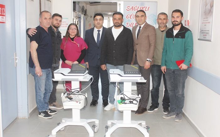 Hayırsever İşadamı Arif Mercimek, Afşin Devlet Hastanesine 2 adet EKG Cihazı hediye etti.