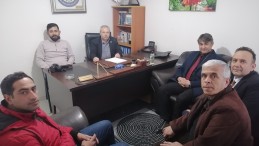 Milli Eğitim Müdürlüğünden Eğitim Bir Sen Afşin İlçe Başkanlığına Hayırlı Olsun ziyareti.