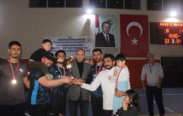 Afşin’de Basketbol Müsabakalarının Finali yapıldı.