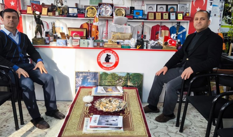 Yeşilay Afşin İlçe Başkanı Uğur Kayagil’den Haberin Merkezine Yeşilay Haftası ziyareti.