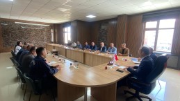 Afşin Kaymakamlığında Değerlendirme toplantısı yapıldı.