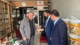 Anahtar Parti Afşin İlçe Teşkilatı Bayramda Afşin Esnafını unutmadı.