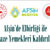 Afşin’de Elbirliği ile Cenaze Yemekleri Kaldırılıyor!