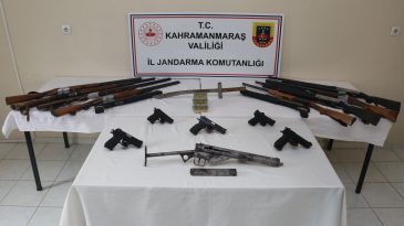 Afşin’de Silah Kaçakçılığı Operasyonu. 13 kişi tutuklandı!