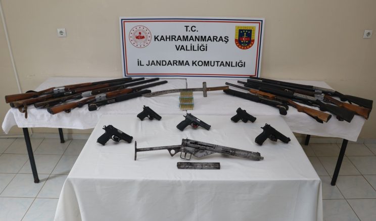 Afşin’de Silah Kaçakçılığı Operasyonu. 13 kişi tutuklandı!