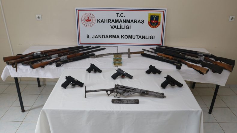 Afşin’de Silah Kaçakçılığı Operasyonu. 13 kişi tutuklandı!