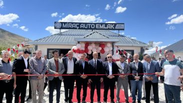 MİRAÇ OTO VE EMLAK İÇİN AÇILIŞ TÖRENİ DÜZENLENDİ.