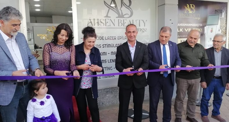Afşin’de AHSEN Beauty Lounge Güzellik Salonu hizmete açıldı.