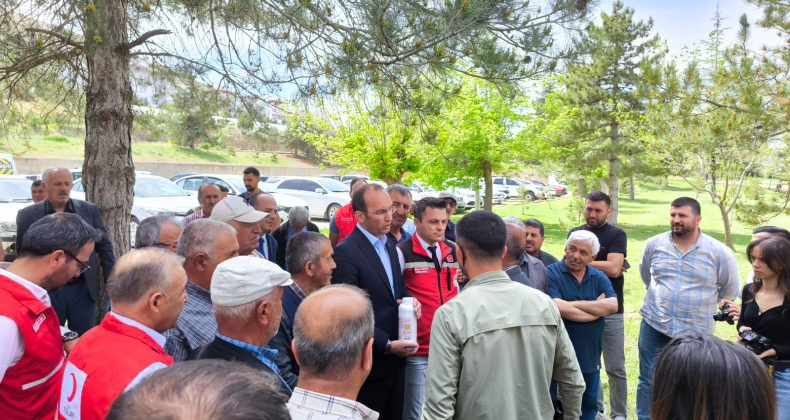 Afşin’de Arıcılık Şenlendirme Projesi start aldı.