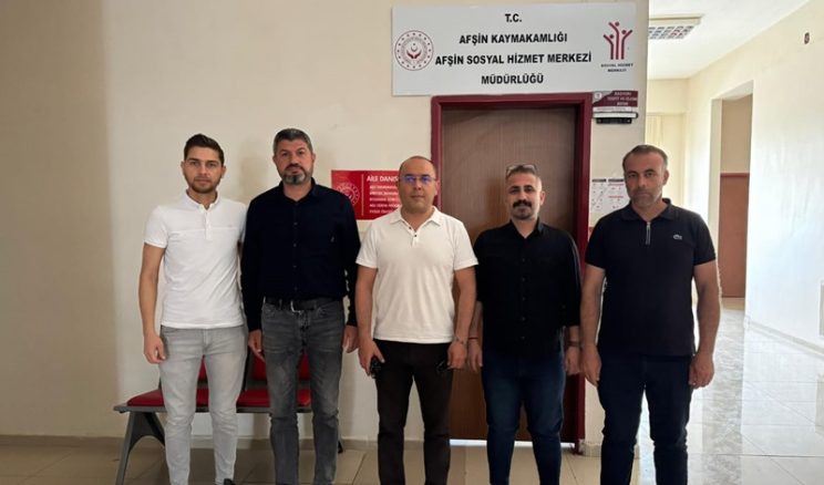 Afşin’de Şehit Aileleri ve Gaziler Bayram öncesi unutulmadı.