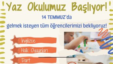 Karaoğlan Koleji Yaz Okulu başlıyor.