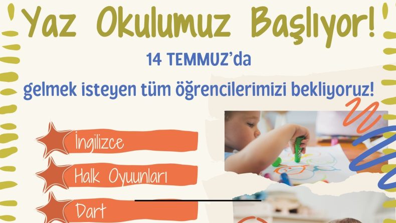 Karaoğlan Koleji Yaz Okulu başlıyor.