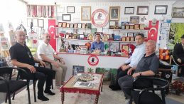 Afşin Vergi Dairesi Müdürü Abanoz ve Müdür Yardımcısı Turgut’tan Veda ziyareti.