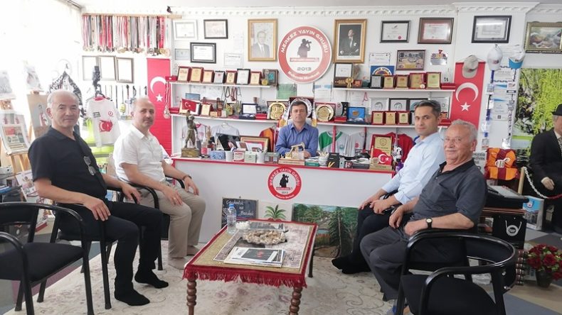 Afşin Vergi Dairesi Müdürü Abanoz ve Müdür Yardımcısı Turgut’tan Veda ziyareti.