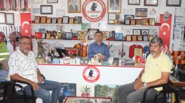 Milas Kahramanmaraşlılar Derneğinden Haberin Merkezine ziyaret.