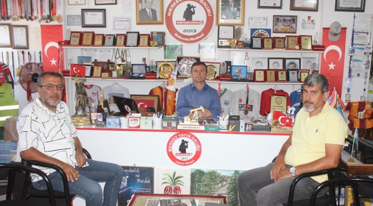Milas Kahramanmaraşlılar Derneğinden Haberin Merkezine ziyaret.
