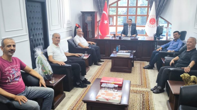 5 Yazı İşleri Müdüründen Afşin Cumhuriyet Başsavcısı Arık’a Hoşgeldin ziyareti.