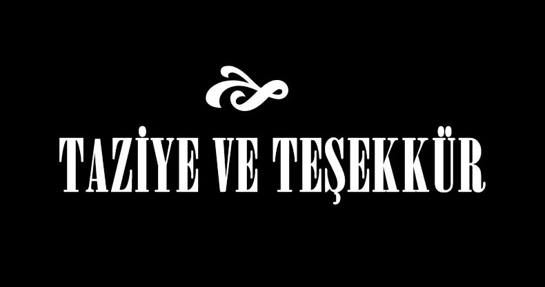 Taziye ve Teşekkür