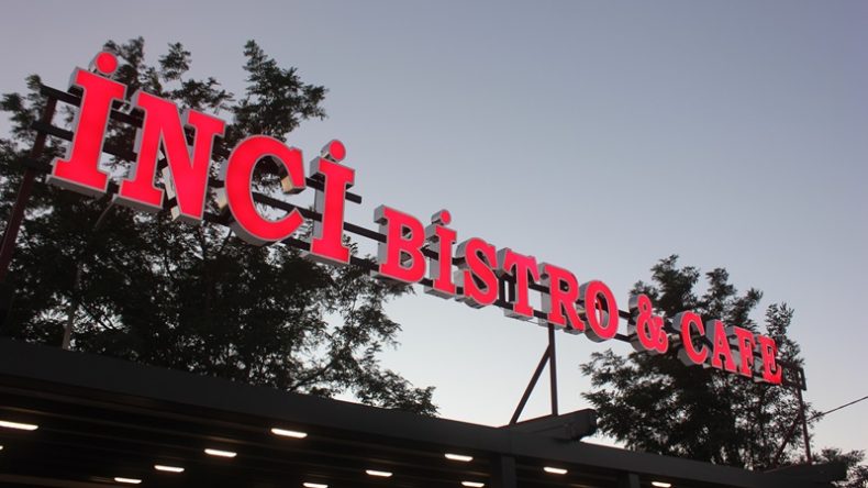 İNCİ Bistro & Cafe hizmet vermeye başladı.