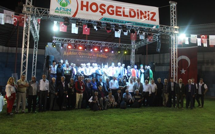 III. Kahramanmaraş Karacaoğlan Aşıklar,Ozanlar ve Şairler Bayramı Afşin’de gerçekleşti.