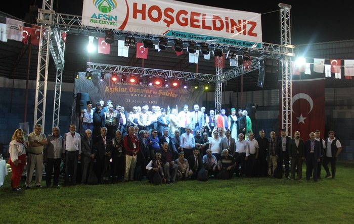 III. Kahramanmaraş Karacaoğlan Aşıklar,Ozanlar ve Şairler Bayramı Afşin’de gerçekleşti.