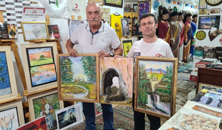 Şair-Ressam Mustafa Hamiş’ten Haberin Merkezine ziyaret.