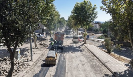 KASKİ Sahada; Altyapısı Tamamlanan Yollarda Kaplamalar Sürüyor.